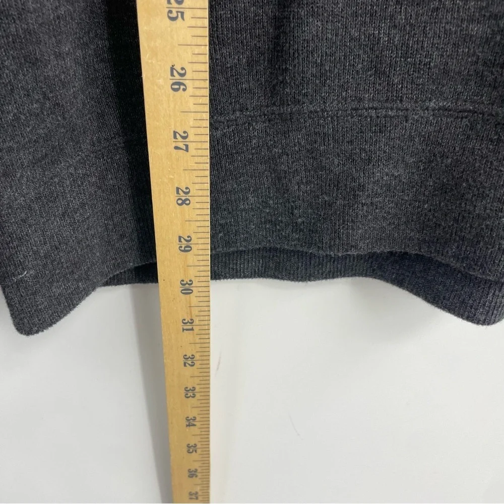Land's End 1/4 Zip Gray Sweatshirt Cotton Blend Pullover‎ Mens Sz XL